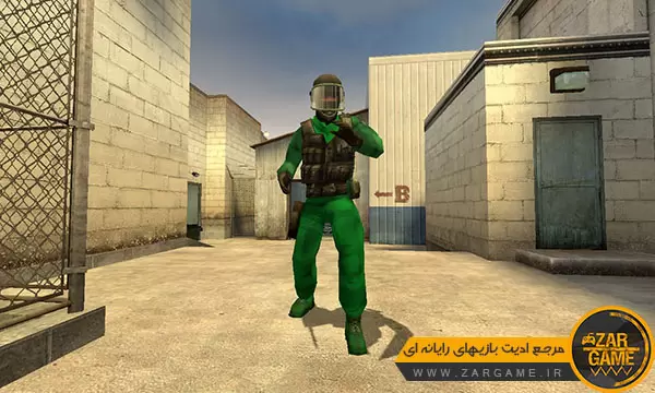 دانلود پک اسکین اسکواد سبز پوش برای بازی Counter Strike: Source