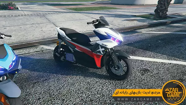 دانلود موتور سیکلت Yamaha Aerox 155 Connected 2023 برای بازی GTA V