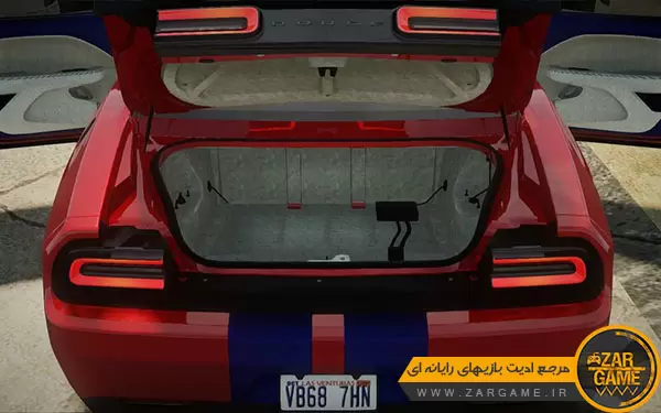 دانلود ماشین Dodge Challenger SRT Hellcat Redeye برای بازی GTA San Andreas