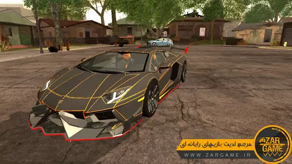 دانلود ماشین Lamborghini Aventador DMC LP988 برای بازی GTA SA اندروید