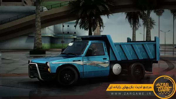 دانلود خودروی نیسان کمپرسی ادیت ASII برای بازی GTA San Andreas