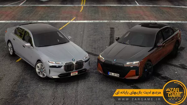 دانلود ماشین BMW i7 M70 / Xdrive60L 2023 برای بازی GTA V