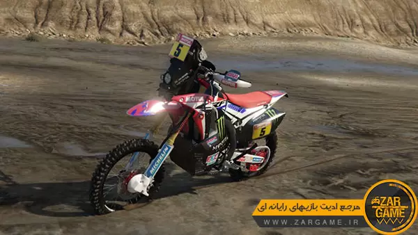 دانلود موتور سیکلت Honda CRF 450R Dakar برای بازی GTA V