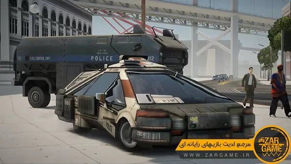 دانلود ماشین پلیس علمی تخیلی برای بازی GTA San Andreas