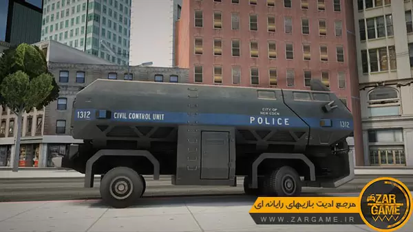 دانلود کامیون پلیس علمی تخیلی برای بازی GTA San Andreas