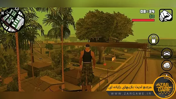 دانلود ماد خانه درختی نزدیک گروو استریت برای بازی GTA SA موبایل