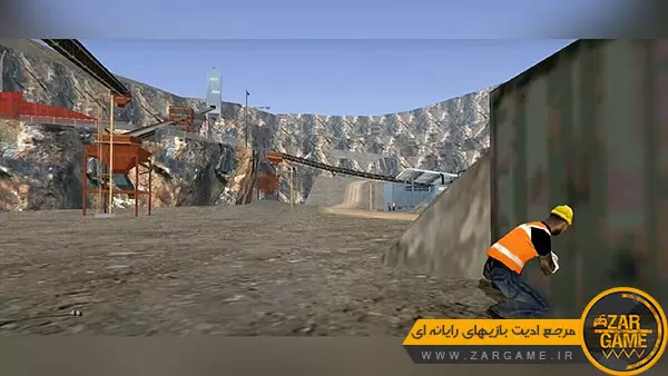 دانلود ماد فعالیت کارگران در معدن برای بازی GTA SA موبایل