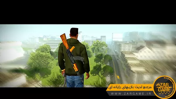 دانلود ماد قرارگیری سلاح روی کمر بازیکن برای بازی GTA San Andreas