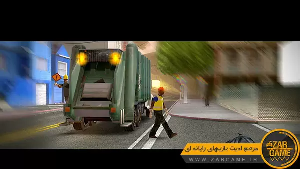 دانلود ماد کامیون و کارگران حمل زباله برای بازی GTA San Andreas