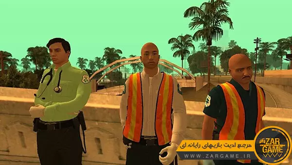 دانلود پک اسکین امدادگران از بازی GTA Online برای بازی GTA San Andreas