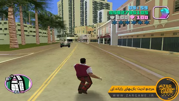 دانلود ماد دویدن بدون خستگی برای بازی GTA Vice City
