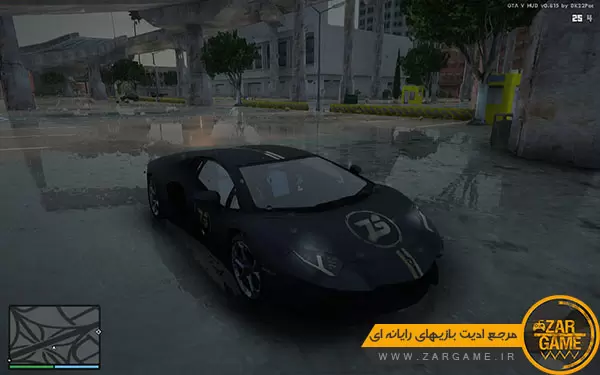 دانلود خودروی Lamborghini Aventador [ZarGame Edition] برای بازی GTA San Andreas
