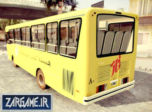 دانلود اتوبوس خط واحد ایرانی برای بازی (GTA 5 (San Andreas