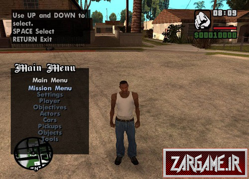دانلود نرم افزار DYOM: ساخت مرحله برای بازی (GTA 5 (San Andreas