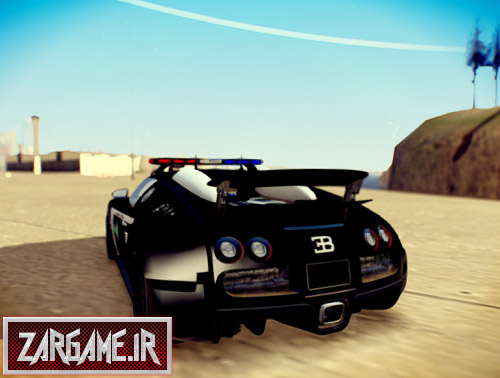 دانلود ماشین پلیس ایرانی Bugatti Veyron 16.4 برای (GTA 5 (San Andreas