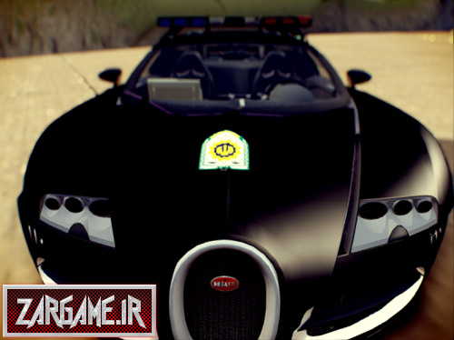 دانلود ماشین پلیس ایرانی Bugatti Veyron 16.4 برای (GTA 5 (San Andreas